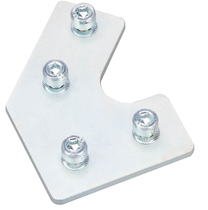 45° Fixing Plate (kit with screws)
