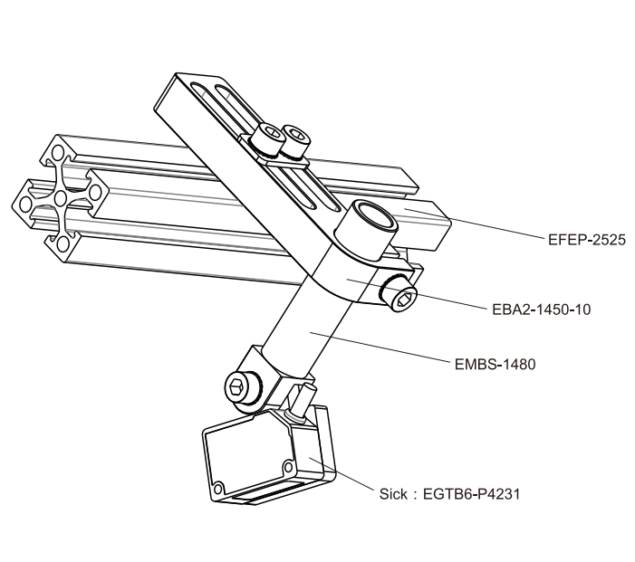 Mounting Bracket For Optical Sensors (kit with screws)